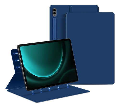 Funda Smart Book Para Samsung Galaxy Tab S9+ S9 Fe+ 12.4