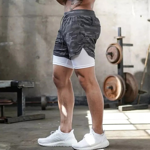 Bermuda Kit 1, 2 En 1, Pantalones Cortos Deportivos Doble A