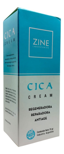 Crema Cica Cream Regeneradora Y Reparadora 70ml Zine