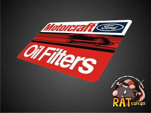 Calco Ford Motorcraft / Oil Filters Promocional
