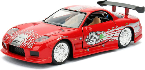 Coche De Juguete Jada Toys, Rápido Y Furioso: Mazda Rx-7