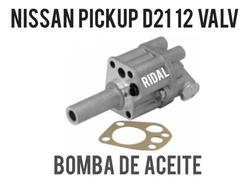 Bomba Aceite Motor Nissan  Pickup D21 12 Valvulas