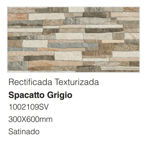 Ov Cerámica China Spaccatto Grigio Tipo Piedra Rústico 30x60