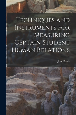 Libro Techniques And Instruments For Measuring Certain St...