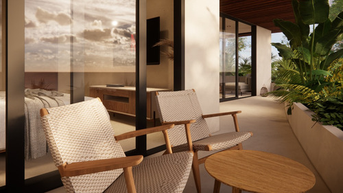Departamento En Venta En Tulum, Quintana Roo, Zuná, Aldea Zamá Con Alberca Privada