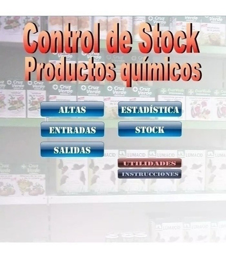 Plantilla Control Inventarios Productos Quimicos Stock Excel