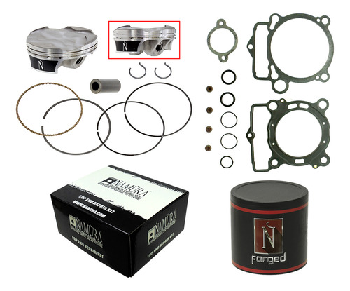 Piston Y Empaques Ktm 250 Sx-f/ Xc-f/ Husqvarna +0.01mm Forj