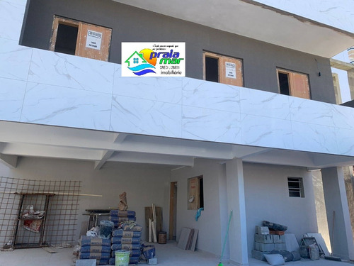 Imagem 3 de 19 de Sobrado Novo A Venda Pertinho Da Praia Em Praia Grande, 2 Quartos, 2 Banheiros, Com Churrasqueira, Ótima Oportunidade, Ref 1285