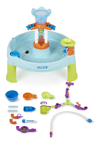 Mesa De Agua Con 13 Tubos Intercambiables Para Divertirse.