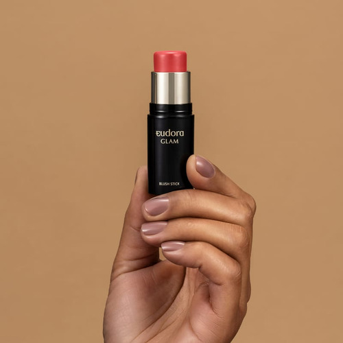 Blush Stick Eudora Glam Ginger Malva Cremoso Ultra Resistent