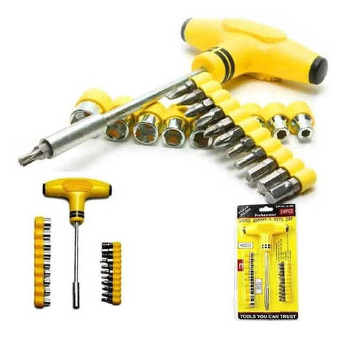 Kit Herramientas Juego De Tubos T 24 Piezas Set Completo