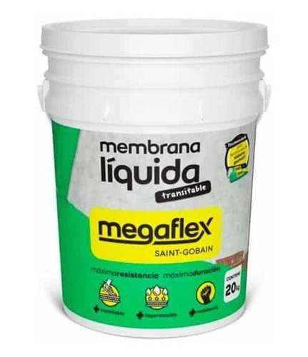 Membrana* Líquida Megaflex X 20 Kg Blanca 