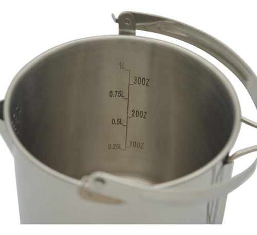 1l Camping Pot Pan Mango Plegable Juego De Utensilios De
