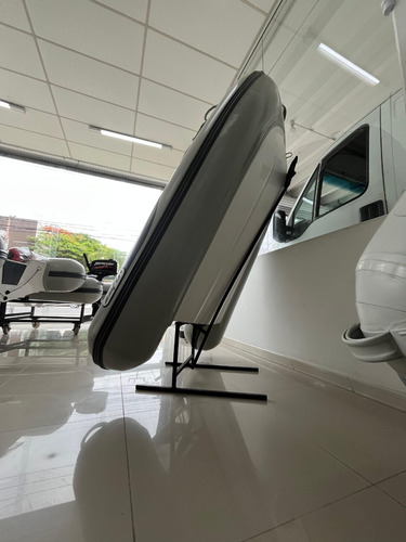 Bote Inflavel Zefir Wind F 200 - Cinza Com Azul