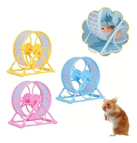 Rueda Ejercicio Giratoria Para Roedores Hámster Ratón 14 Cm
