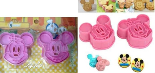 Cortador,minnie,mickey,cupcake,galleta,fondant,reposteria