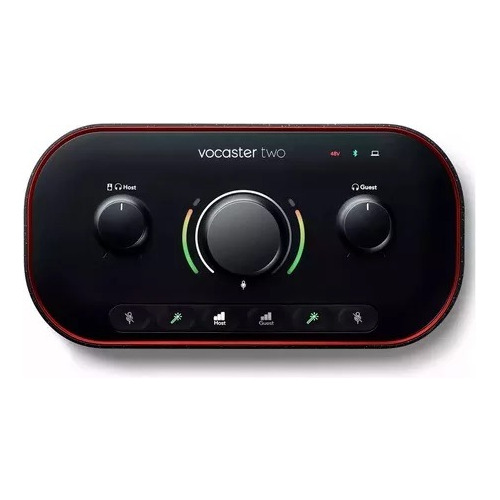 Interfaz Podcast Streaming 2 Canales Focusrite Vocaster Two