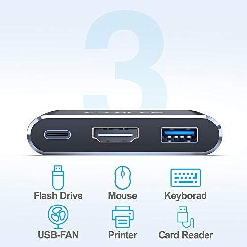 C-force Hdmi Usb C Hub Adaptador Para Nintendo Switch, Cable