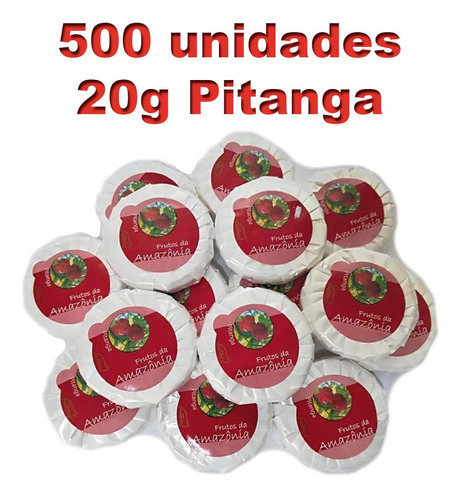 Kit 500 Sabonetes 20g Pitanga Motel Hotel Airbnb Luxo