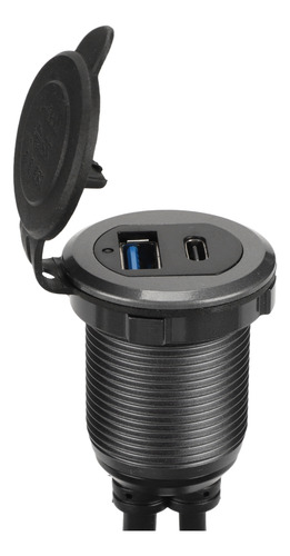 Cable De Extensión Empotrado Tipo C 3.1 Usb 3.0 Para Coche F