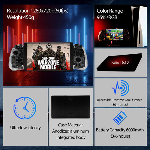 Monitor Portátil Inalámbrico De 8 Pulgadas De 8 Pulgadas Par