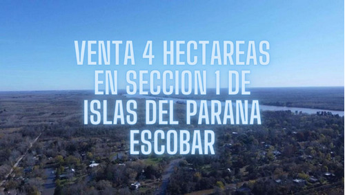 Imagen 1 de 14 de Venta 4 Hectareas Seccion 1 De Islas Del Parana
