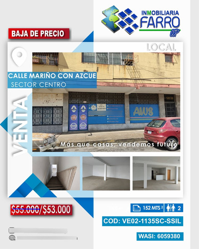 Se Vende Local Comercial Calle Mariño Con Azcue Ve02-1135sc-ssil