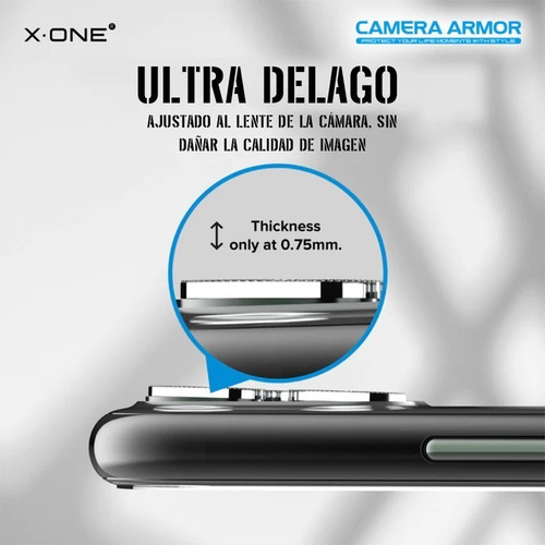 Imagen 5 de 5 de Protector De Camaras Para iPhone X-one