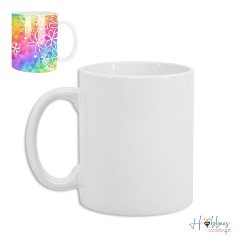 Taza Blanca Subliminación Grado A 325 Ml Personalizable