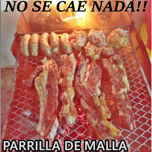 Imagen 6 de 10 de Parrilleros De Chapa Medio Tanque. Parrillas De Malla