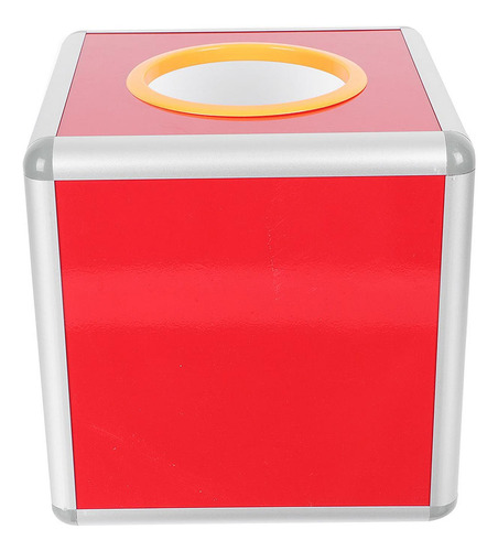 Estuche Rojo De La Para Sorteos De Reuniones Anuales, Bodas,