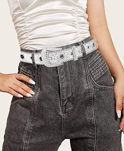 Cinturones Delgados Con Diamantes De Imitación Para Mujer Ci
