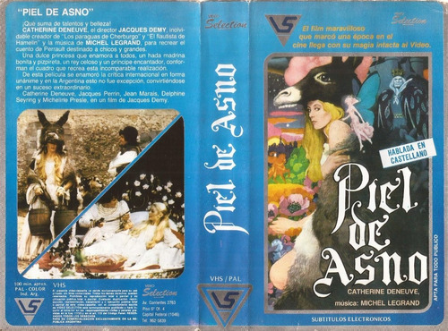 Piel De Asno Vhs En Castellano Catherine Deneuve 1970