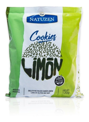 Galletitas Dulces Cookies Limón Sin Tacc X1u 130g