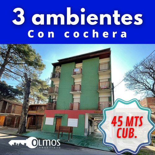 Departamento 3 Ambientes, Gas Natural, Cochera, Balcon