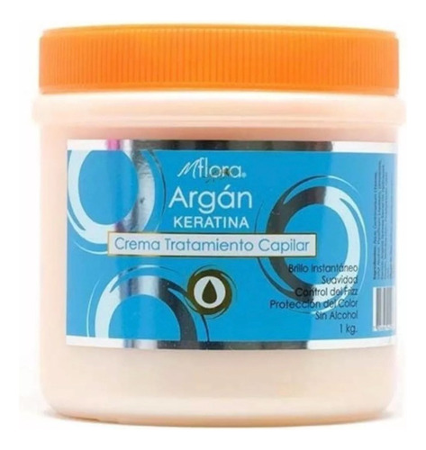 Crema Keratina Para El Cabello De Argan 1 Kilo Flora