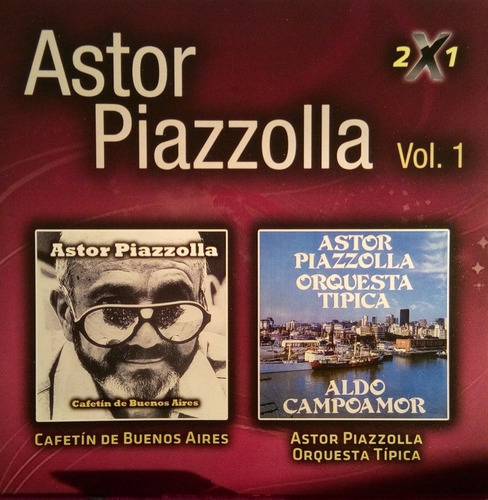 2 Cds Astor Piazzolla Vol.  1 Y 2 
