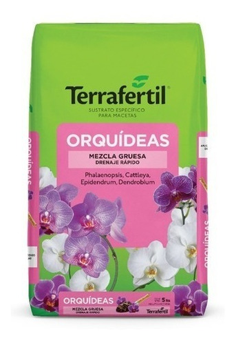 Sustrato Para Orquideas Corteza Y Musgo Terrafertil 5dm3