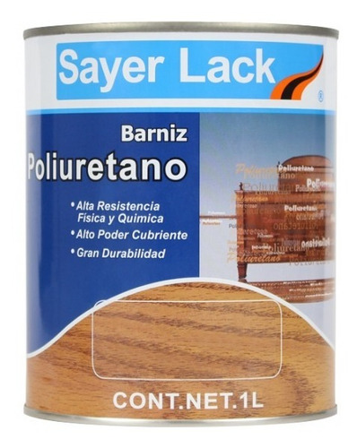 Barniz Brillo Directo Blanco 1 Litro Laca Sayer T-0031/a.30