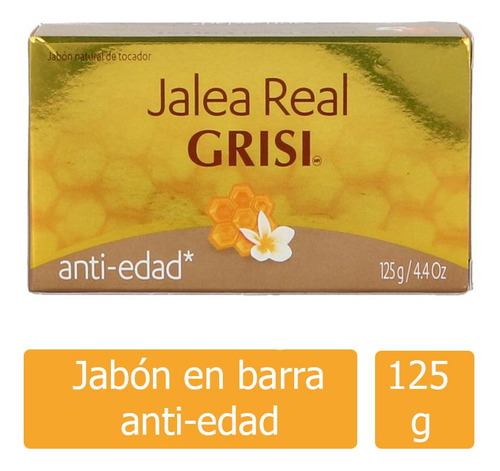 Jabón En Barra Grisi Jalea Real Antiedad 125 G