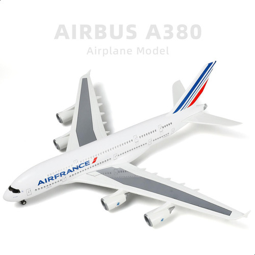 Modelo Grande 1/160 Airbus A380 France De 18 Pulgadas Fundid