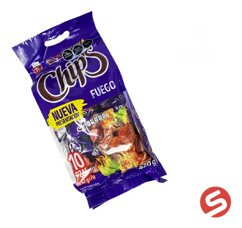 Chips Fuego 420grs 10pzs