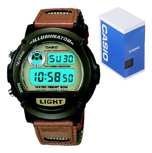 Reloj pulsera Casio Illuminator W89HB5AV, para hombre color