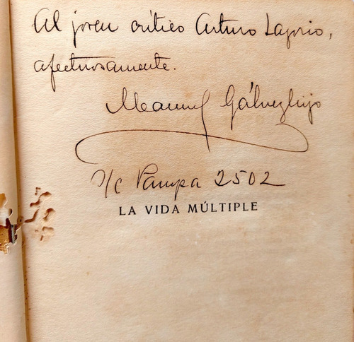 Arte Y Literatura 1910 1916 Firmado Manuel Gálvez Salon 