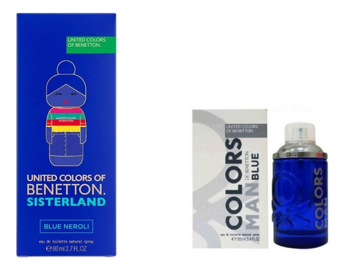 Benetton Sisterland Blue Neroli Mujeredt80ml(ver Obsequio)3c