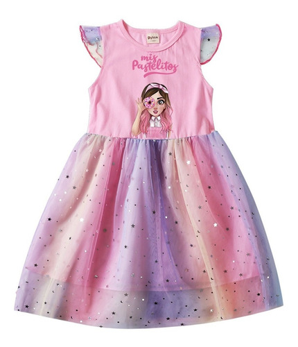 Vestido Mis Pastelitos Ropa Para Niña Regalo Cumpleaños 