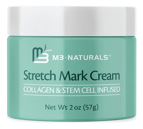 M3 Naturals Stretch Mark Cream For Pregnancy - Colageno Y S