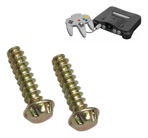 2x Tornillos 4.5 Mm Gamebit Compatible Con Nintendo 64