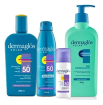 Comprar Dermaglos Kit Completo De Protector Solar Fps 50 Dermaglós