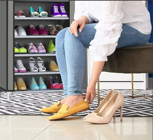 Zapatera Organizador Zapatos Rack Closet 7 Niveles 21 Pares